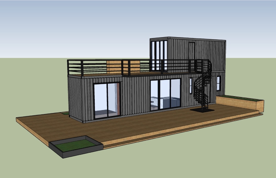 shipping container restaurant